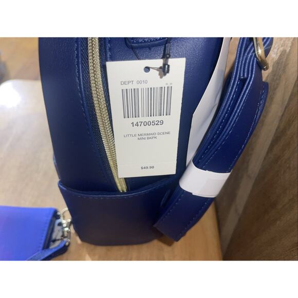 Loungefly Disney The Little Mermaid Silhouette Mini Backpack With Wallet - Picture 5 of 11